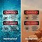 Signmission Pesticide Storage Hazardous Bilingual Danger Sign, Vinyl Decal, 7in W x 10in L, 2PK OS-2PACK-DS-D-710-VS-1526 - alternate 4